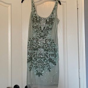 NWT Adrianna Papell Beaded Cocktail Dress Size 10
